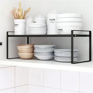 1pc Storage Rack, Layered Under Counter Sink Dish Storage Rack, For Kitchen And Bathroom Counter And Cabinet, Home Organizers And Storage, Home Accessories,Storage,Cocina,Kitchen Organiser,Kitchen Items,Room Decor,Home Decor. 1pc