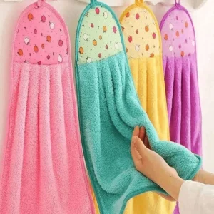 10/3/1pc Coral Velvet Bathroom Supplies, Soft Hand Towel, Absorbent Cloth Dishcloths, Hanging Cloth, Kitchen Accessories Multicolor