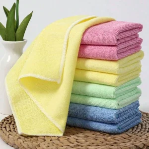 5/10pcs Reusable Kitchen Cleaning Cloth, Multi-Purpose Oil-Free Dishwashing Towel For Household Cleaning Of Kitchen And Bathroom, Durable Absorbent Towel For Easy Removal Of Stains And Grease, Cleaning Supplies,Kitchen,Bathroom,Home,Household Suppliers Multicolor