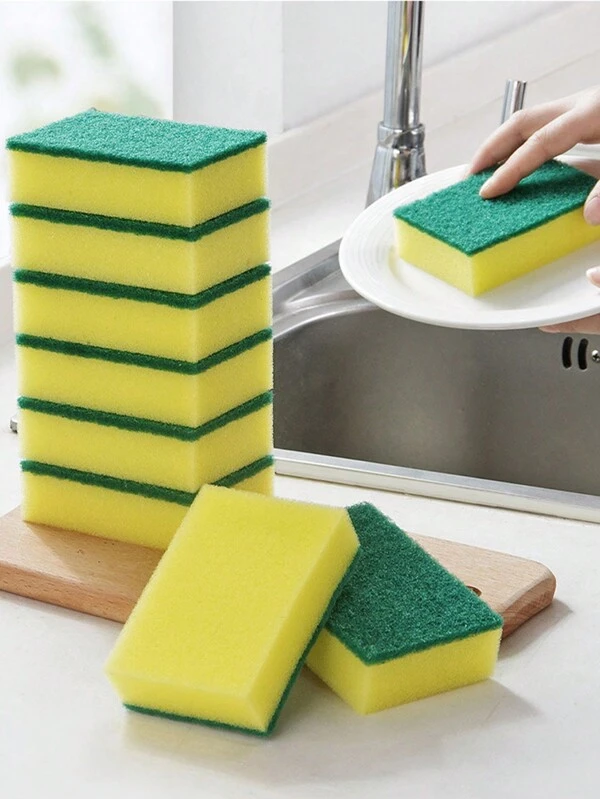 20/30pcs Dishwashing Sponge Kitchen Nano Emery Magic Clean Rub Pot Rust Focal Stains Sponge Removing Kit Cleaning Brush Sponges ,Kitchen,Bathroom,Home,Household Suppliers Multicolor