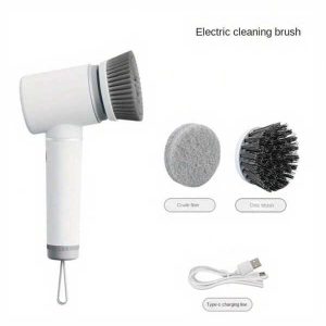 Wireless Electric Cleaning Brush Household Kitchen Dishwashing Brush Bathtub Tile Cleaning Brush Window Washer Robot Glass Wiper 3pcs